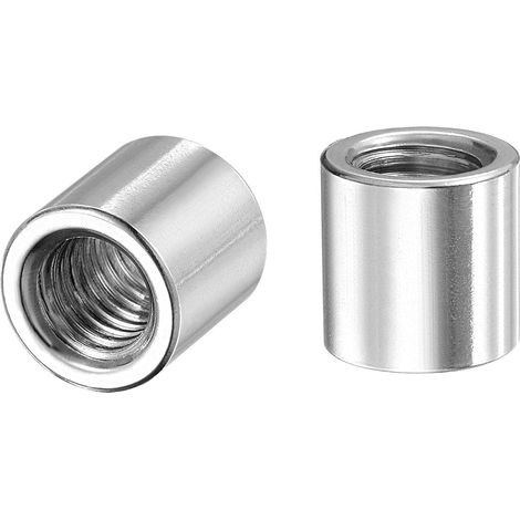 20pcs Rond soudez Écrous M8 x 12mm x 12mm 201 Acier Inoxydable (1/3)