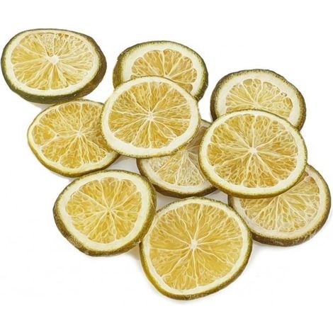 Getrocknete grüne Orangenscheiben 3-4 cm 10 Stück.