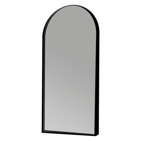 FugaFlow Efficiente Arredo Miroir sur pied – 162x76 cm – noir mat