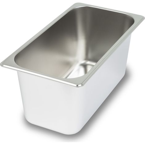 Contenitore Gastronorm GN 1/3 acciaio inox 150mm bagnomaria cucina professionale VERTES