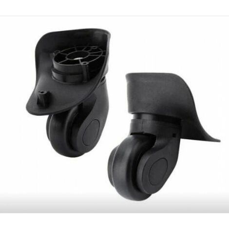 Rueda De Maleta - Rueda Giratoria Universal De Goma - PVC - Para Reparación De Equipaje - Par (1/4)