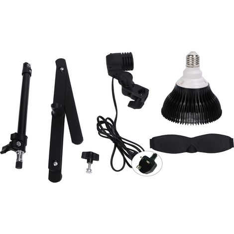 Support inclinable triangulaire pour lampe infrarouge, appareil de thérapie par lumière rouge antidouleur, tension 110-240V avec prise UK. (1/5)