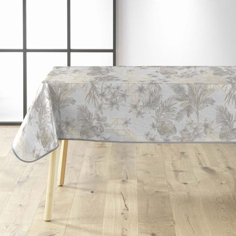 Nappe Toile Cirée "Coconut" 140x240cm Gris