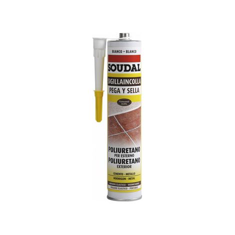 MASILLA POLIURETANO PEGA Y SELLA 300ML BLANCO - 115793 (1/6)