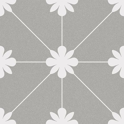 Carrelage intérieur / extérieur effet ciment 20x20 cm BALI Tuban gris (vendu par boite de 1m2) (1/4)