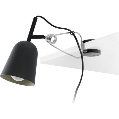 STUDIO Lámpara pinza negro y crema (1/3)