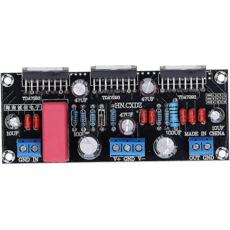 Carte d'amplification parallèle à 3 niveaux, récepteur audio mono, module d'amplification de puissance 255 W, TDA7293 intelligent (1/5)