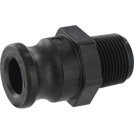Pieza en V Camlock 3/4" x 3/4" NPT macho Banjo BANJO 075F (1/2)