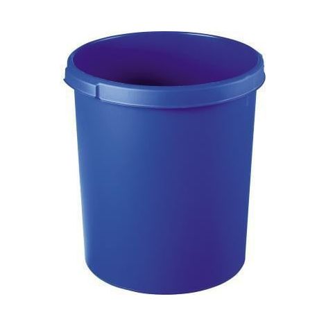 HAN Papierkorb HAN KLASSIK 37,5 x 41 cm (D. x H) 30l Polypropylen Farbe: blau 1 Sortierfach