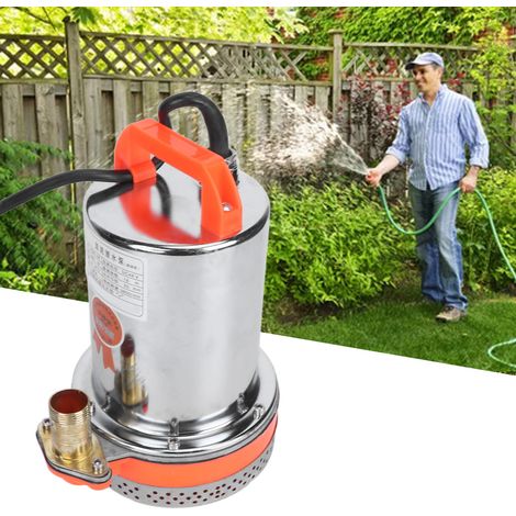 Pompe submersible CC à haut débit et à pression de refoulement élevée, moteur en cuivre pur 280 W, 48 V CC (1/5)