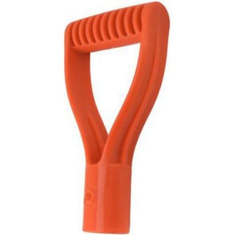 Poignée de pelle D 32mm – Remplacement universel pour pelle à neige, creuser & ratisser – Orange (1/5)