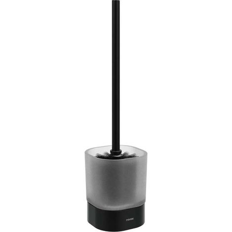 Ravak Chrome - Stehende Toilettenbürste, Glas/Mattschwarz X07P1385 (1/4)