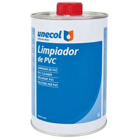 Limpiador de pvc, bote metálico 1l a205 unecol (1/2)