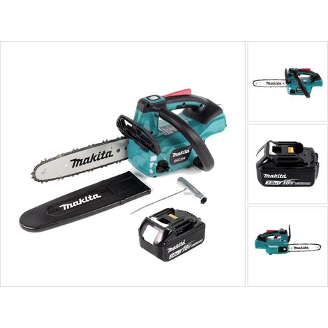 Makita DUC 254 F1 Motosierra a batería 18V / 25 cm + 1x Batería BL1830 3,0 Ah - Sin cargador incluido