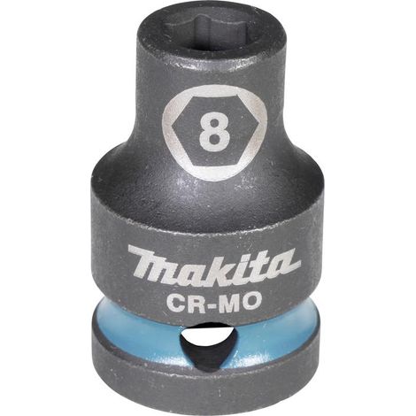 Llave de impacto Makita E 16047 negro 38 mm acero cromo molibdeno