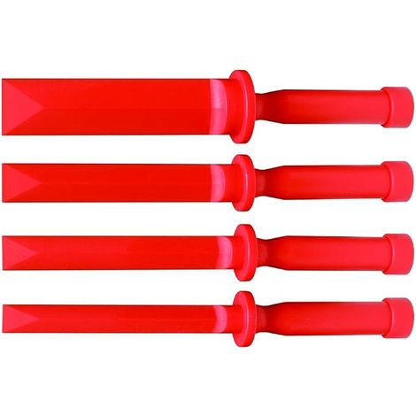 Set di 4 scalpelli piatti flessibili in PVC KS Tools 911.8130 (1/5)