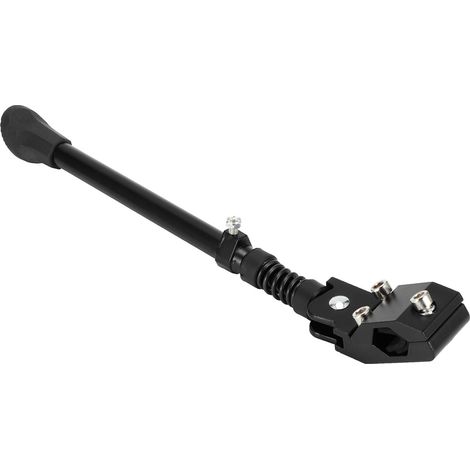 Verstellbarer Seitenständer für Mountainbikes, passend für Reifendurchmesser von 16, 20, 24 und 26 Zoll, Schwarz (1/5)