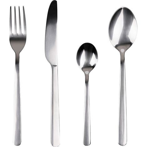 San Ignacio Set 24pc cuberteria acero inox reciclado brillo earth (1/2)