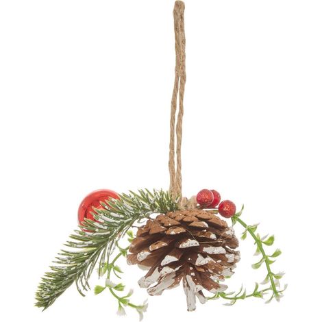 MANZANA COLGANTE 4 CULOS 7,6X6CM - Feeric lights & christmas (1/5)