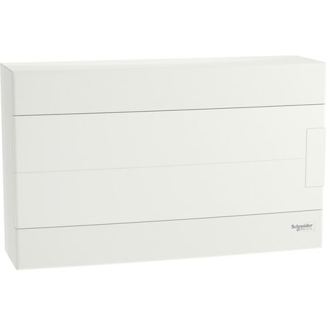 Coffret de distribution en saillie étanche IP40 Easy9 EU 18 modules (1x18) EZ9EU-1-18-NT-P blanc SCHNEIDER (1/3)
