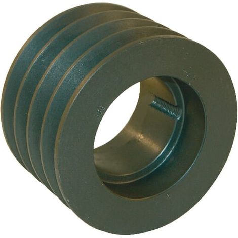 Polea para correa trapezoidal A o SPA de 4 ranuras y diámetro de 145,50 mm para casquillo Taperlock 2517 Kramp 140A4TL (1/2)