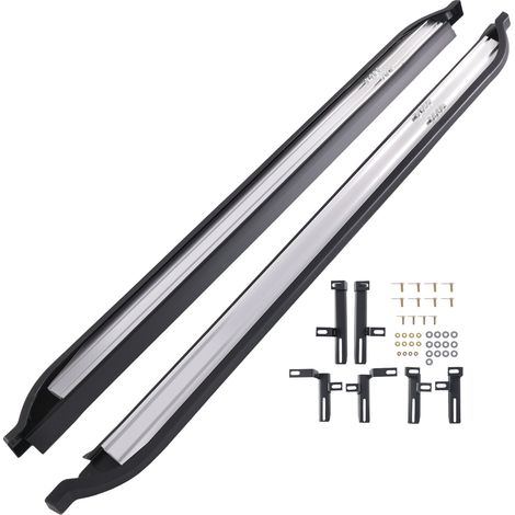 Black Running Boards Side Steps for VW Tiguan 2017+ Left Right Nerf Bars