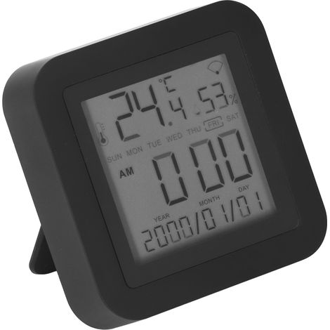 Thermomètre Hygromètre Connecté WiFi S09 Télécommande IR 38KHz Capteur Température Humidité Écran DC5V Domotique Smart Life Tuya ABS (1/5)