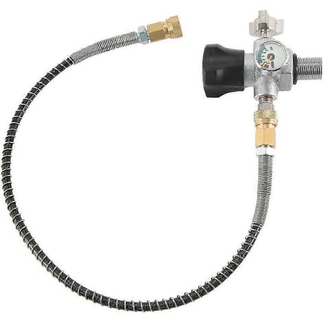 M18x1,5 Gewinde 4500Psi SCBA Ventilregler Füllstationsschlauch für PCP-Druckluftflasche-JXLGV (1/5)