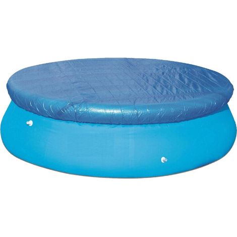Couverture de piscine hors sol ronde Xinjia Shou, diamètre 244/305/366 cm, protection durable contre la poussière et la pluie. (1/5)