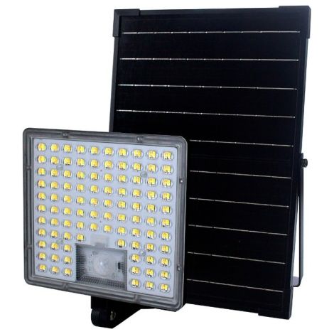 Projecteur Solaire LED 30W – Éclairage Extérieur Puissant avec Détecteur et Télécommande