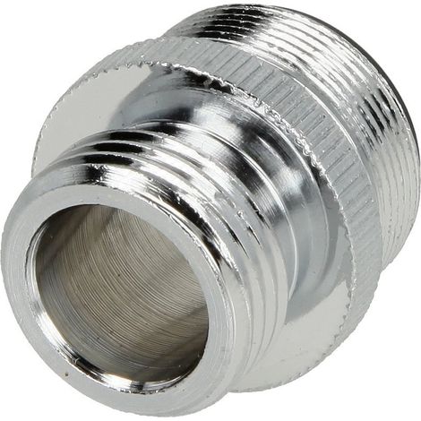 Réduction M 24 x 1’’ FM x 1/2’’ FM métal chromé