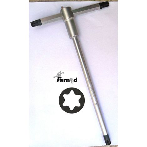 CHIAVE CHIAVI A T TORX PROFESSIONALE PROFESSIONALI CHROME VANADIUM T27
