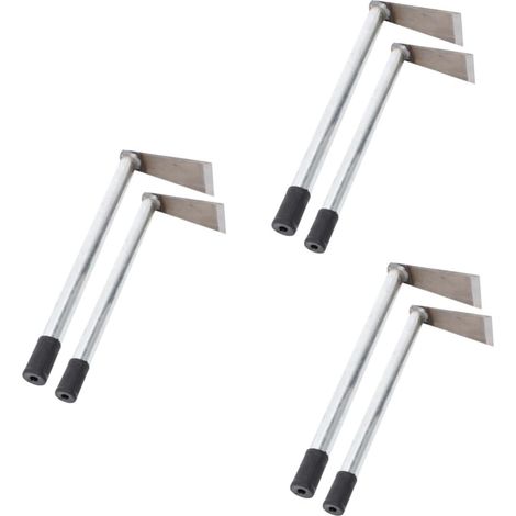 3 Ensembles Houe De Jardin Outil Trousse De Jardin Binage De Jardin Pratique Houe Portative De Jardin Accessoires De Désherbage De Jardin Houe en Acier Blanche 2 Pièces  3 (1/5)