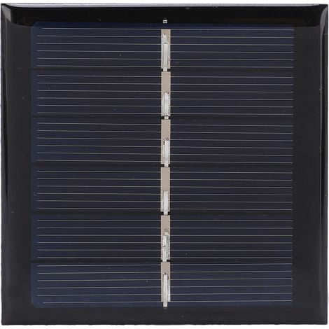 Panneau solaire portable 0.6W 3V en polysilicium, module de charge de niveau A pour éclairage de jardin solaire (1/5)