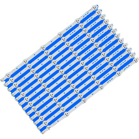 Striscia LED, lunga 450 mm, 6 LED per striscia, 3V per LED, set da 12, compatibile con diversi modelli (1/5)
