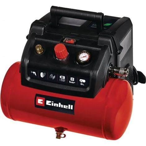 Compressore Einhell TC AC 190 6L 8 bar con accessori (1/5)