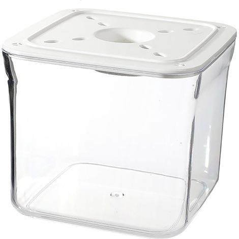 Kit de démarrage pour aquarium, mini aquarium cubique, aquarium de bureau compact Convient pour les bettas, les poissons rouges, les escargots, les crevettes et les plantes aquatiques (lampe non inclu