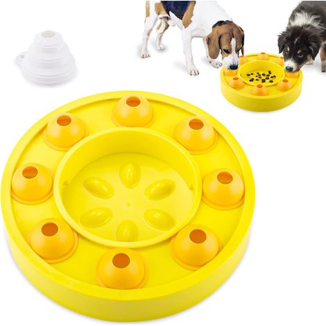 Dog Toy Intelligence Interactive Puzzle Toy Treat Dispenser Dog Feeder Toy and Intellectual Enrichment Funny Suitable for Small to Medium Dog Gifts (1/5)