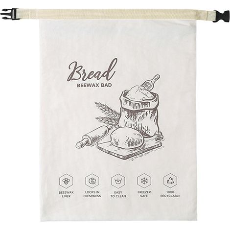 Bread Bag Reusable Zipper Bread Storage Bags Extra Large