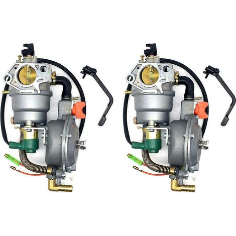 Carburateur double carburant (2X) pour petits moteurs à essence Honda GX390 188F 5-8 kW GPL/GN essence pour motos (1/5)