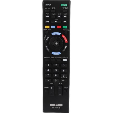 Telecomando universale di ricambio per televisori intelligenti LED/LCD Sony RM-YD103 (1/5)