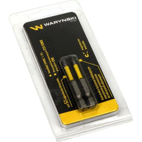 Punte per avvitatore a impulsi T15 50mm, 2 pezzi per confezione Waryński