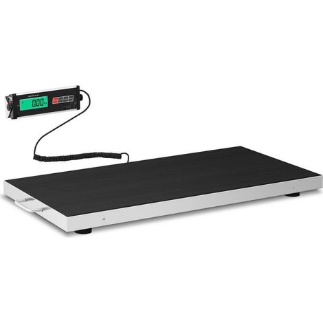 Balance au sol - 150 kg / 50 g avec tapis antidérapant - LCD