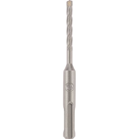 kwb HB4X SDS Plus Hammerbohrer, 110 mm, Ø 5,5 mm (Hartmetall-Platte, Vier Schneiden, Zentrierspitze, Vierfach-Plus-Spirale, Werkzeugstahl, SDS Plus) (1/2)