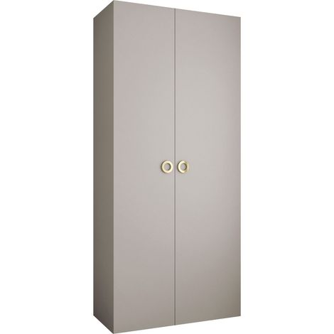 Armario Hartford 540, Cachemira, 246x110x52cm, Puertas de armario: Con bisagras, Número de estantes: 6