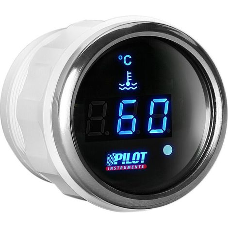 Black Digital Gauge Series, Temperatura Acqua - Ø 2” (52 mm)
