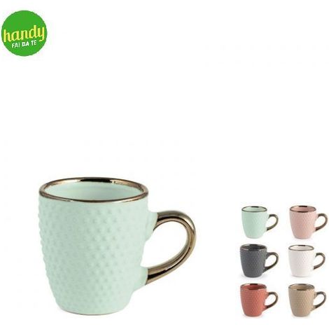 Tazza Caffè Dots H&H 110 cc colori assortiti