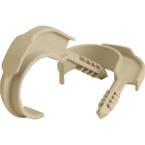 Einzelsteckschelle 25-32mm weiß 10x Nagelschellen (1/4)