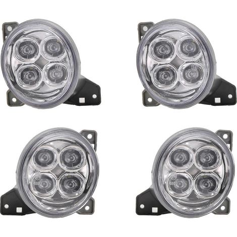 2 paires de feux antibrouillard avant à LED 24 V pour camion Scania R420, R620, R500, P400, P450, R730, G440, G400 et G450 (références 1852573 et 1852572). (1/5)