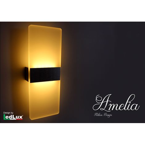 Applique Led Da Parete Modello Amelia Italian Design Moderna 6W Bianco Caldo (1/3)